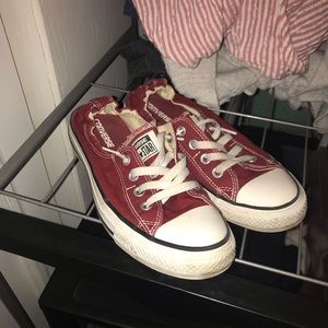 Dark Red Converse
